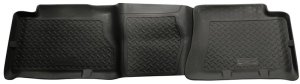 GMC Sierra Floor Mat - Rear - Husky Liners - Black - `04-`06